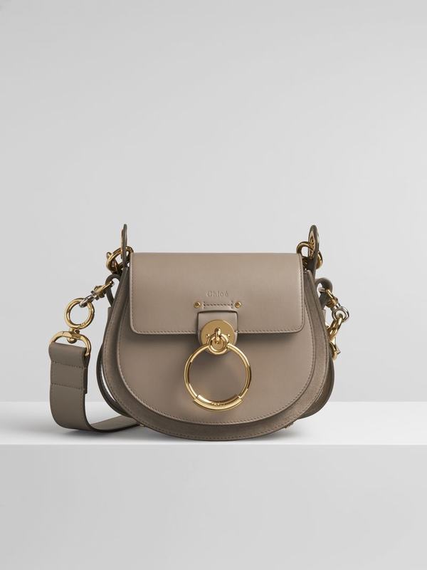 Chloé Bolsos Mujer Tess Gris Nylon OEKW54086